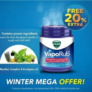 VICKS VAPORUB 50 ML+ 10 ML EXTRA SINGLE