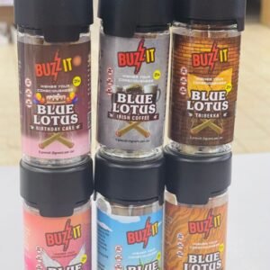 BUZZ IT BLUE LOTUS PREROLL JAR 5GM 5PCS