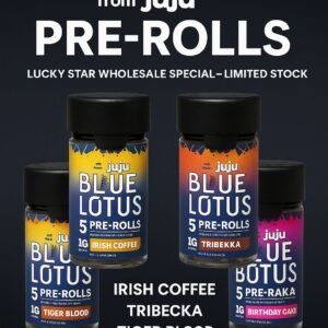 JUJU BLUE LOTUS PRE-ROLLS 5CT 1GM EACH