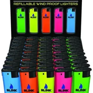 MINI NEON BUTANE GAS TORCH LIGHTER – BLINK TORCH