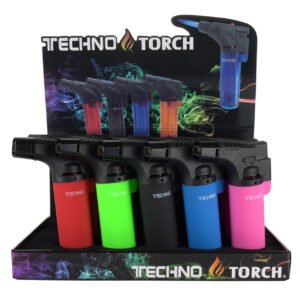 TECHNO ANGLE TORCH LIGHTER 15CT BOX – ANGLE TORCH