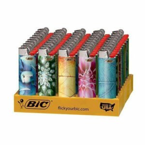 BIC PRINTED LIGHTER 50CT – FANCY PRINTED LIG