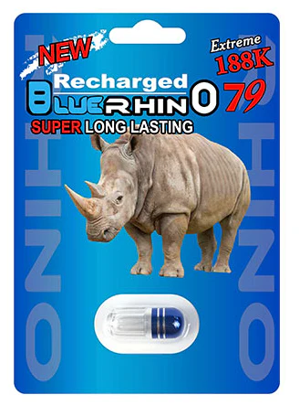 BLUE RHINO 10000K CAPSULES - SINGLE PILLS