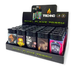 TECHNO TORCH LIGHTER 25CT – MINI