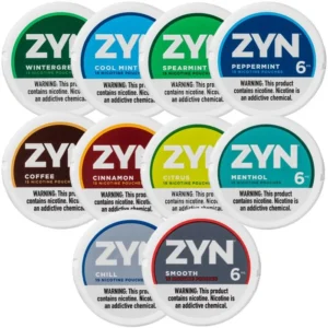 ZYN 6 mg NICOTINE POUCHES 5 CAN ROLL