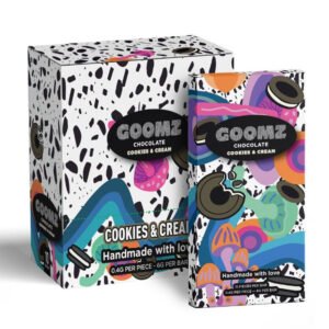 GOOMZ CHOCOLATE 0.4 G/PC 6G/BAR 10 BARS/BOX
