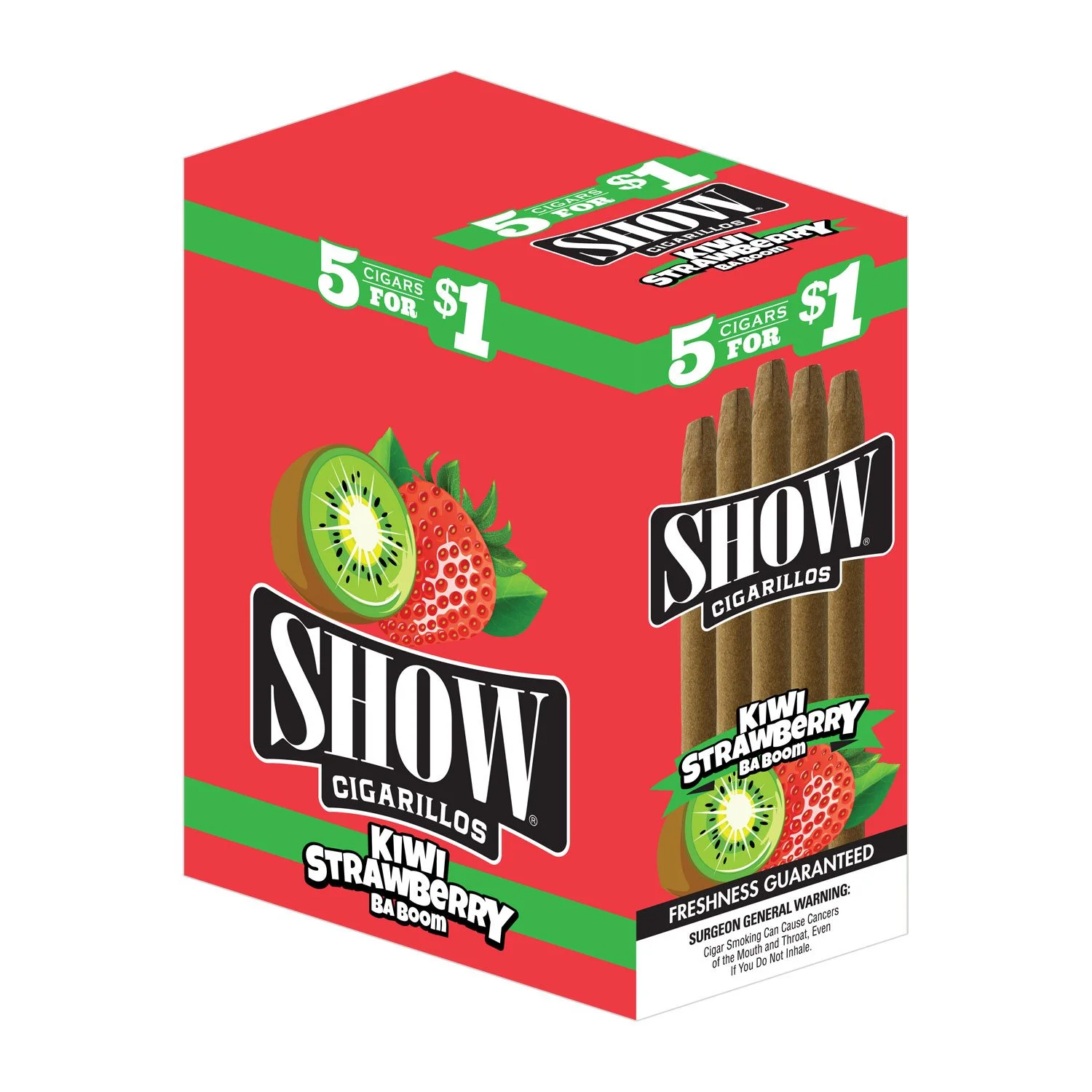 SHOW - CIGARILLOS, 5 FOR $1, 15PK-5CT-75 CIGARS